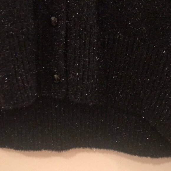 🖤✨ Ann Taylor Women’s Black Sparkly Cardigan Sweater | Size M ✨🖤 - Picture 8 of 8